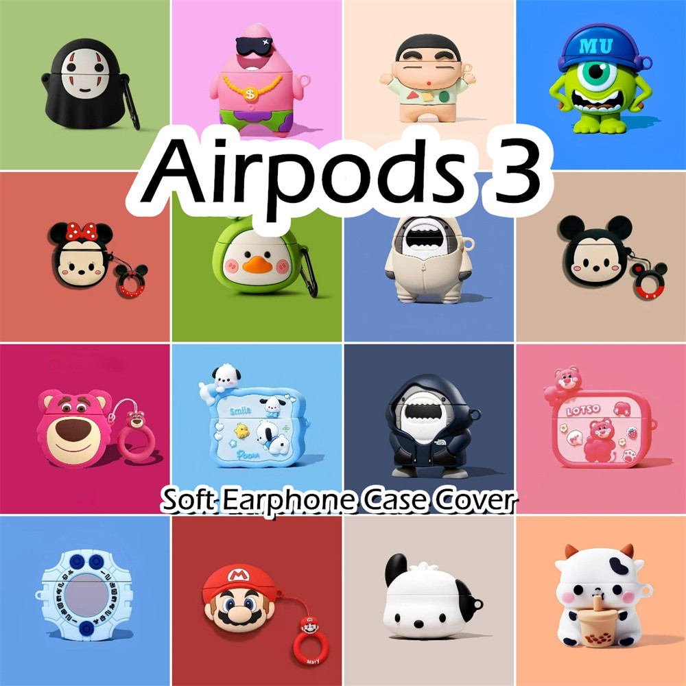 พร้อมส่ง! นําไปใช้กับ Airpods 3 เคส Case เคสหูฟัง ซีรีส์การ์ตูนอินเทรนด์ ซิลิโคนนุ่ม เคส เคสหูฟัง NO.1