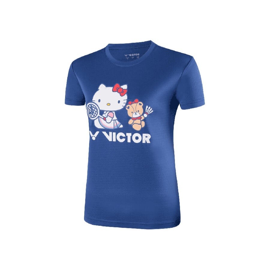 เสื้อแบดมินตัน VICTOR X HELLO KITTY 💘T-KT203 (BLUE)