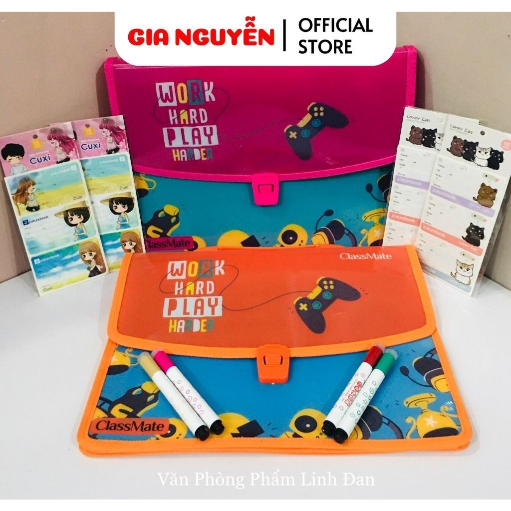 CLASSMATE Gaming Extra School Bag สําหรับเด็ก 2 ช่องเหมาะกับขนาด A4, พลาสติก CL-SB603 - Gia Nguyeen