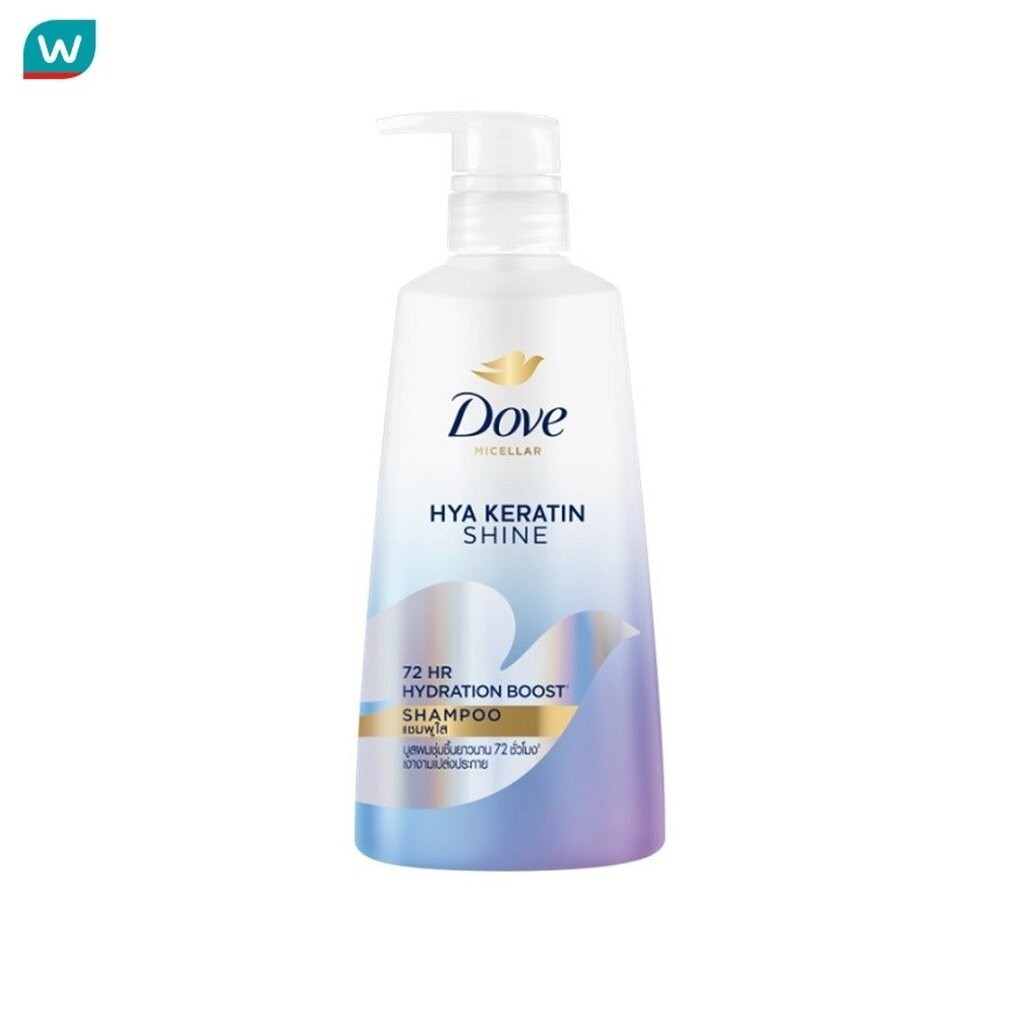 Dove โดฟ ไมเซล่า แชมพู ไฮยา เคราติน ชายน์ 370 มล.