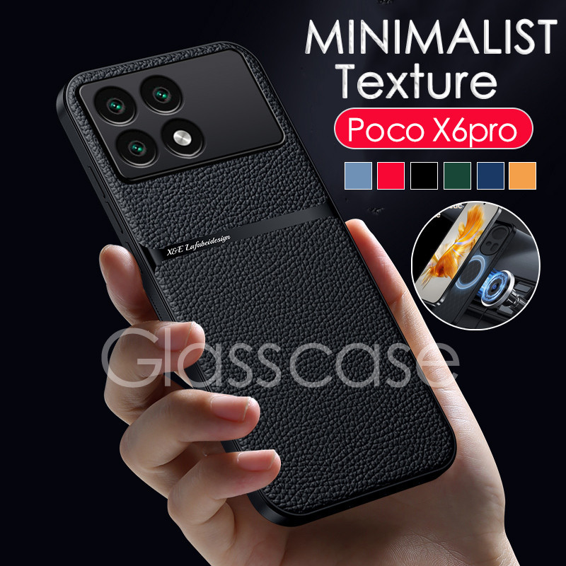 ปลอกหนังสําหรับ Xiaomi Poco X6 M6 F6 pro X6pro M6pro F6pro PocoX6pro PocoM6pro 4G 5G เคสโทรศัพท ์ เคสกันกระแทกซิลิโคนป ้ องกัน Simple กรณีกันชนปกหลัง