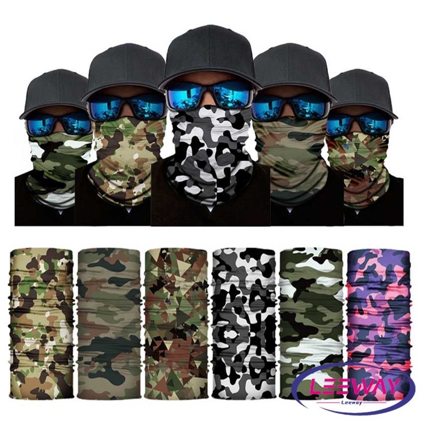 LW [A679] ผ้าบัฟกันฝุ่น โพกหัว ผ้าปิดหน้า กันแดด เลือกลายได้ แดด UV  Magic turban