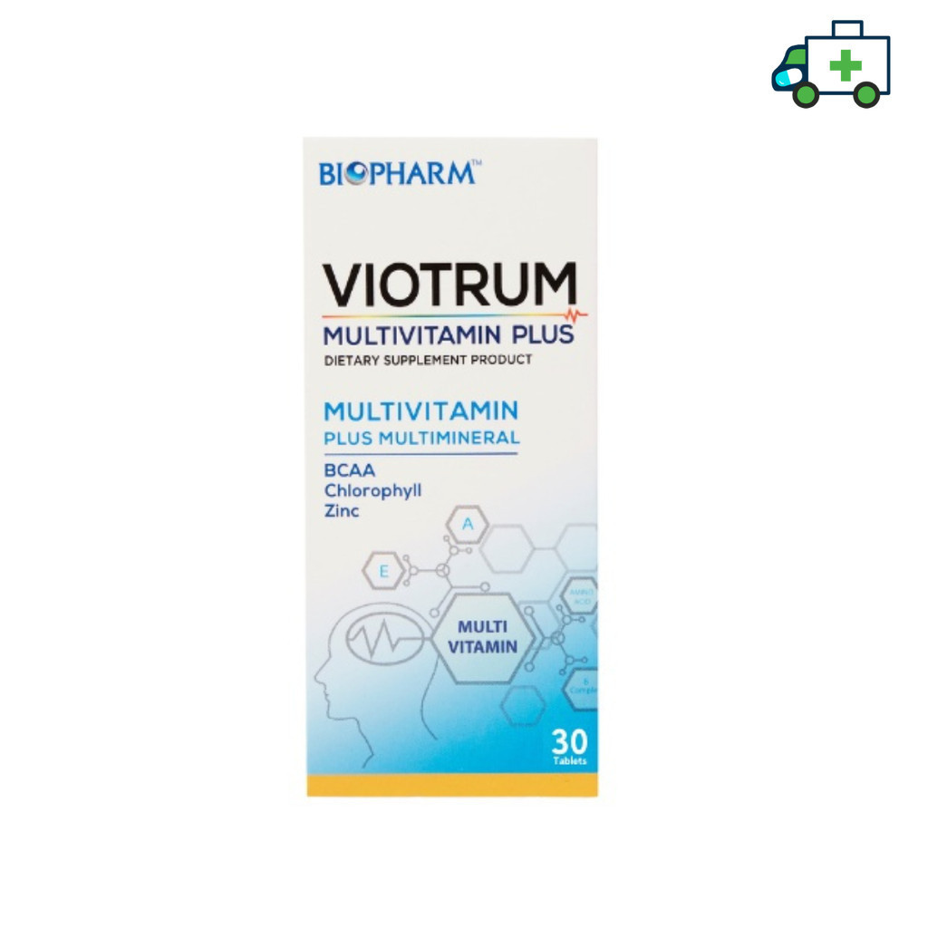 BIOPHARM Viotrum Multivitamin Plus ไวโอทรัม มัลติวิตามิน พลัส ขนาด 30 เม็ด [Plife]