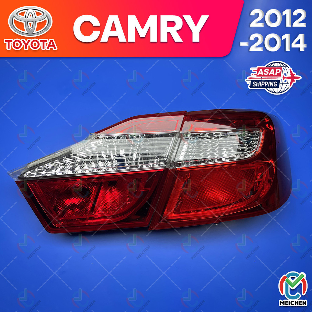 ไฟท้ายรถยนต์ สําหรับ Toyota Camry ACV50 ACV51 (2012-2014) เสื้อ​ไฟท้าย ไฟท้าย​แต่ง ไฟท้ายไฟเบรค​ ไฟเ