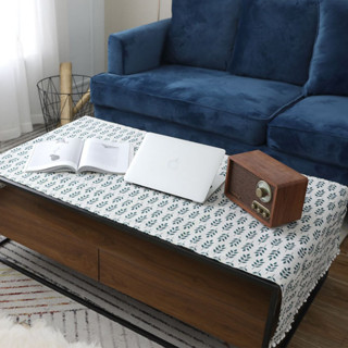 Boto ผ้าฝ้ายผ้าลินินโต๊ะกาแฟผ้า Tassl สี่เหลี่ยมผืนผ้าขนาดเล…