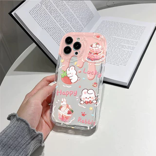🌵Lucy🌵ส่งจากไทย เคสโทรศัพท์มือถือนิ่ม สเตอริโอ เคสไอโฟน กันกระแทก IPhone 16 15 14 13 12 11 Promax 7 8Plus X/XSMax