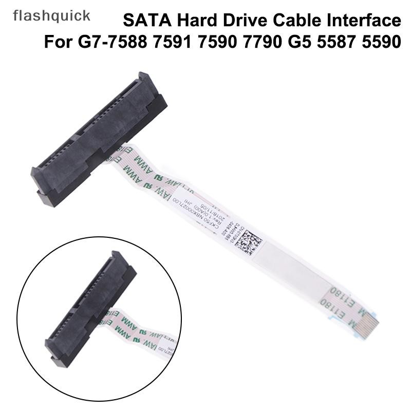 Flashquick SATA Hard Drive สายเคเบิลอินเทอร์เฟซสําหรับ G7-7588 7591 7590 7790 G5 5587 5590 แล็ปท็อป HDD สาย NBX00027L00 0T0GN3