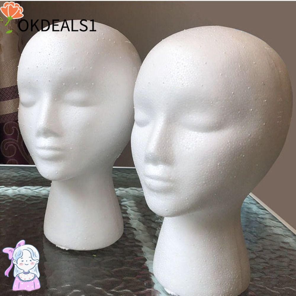 Dealshop Head Model Hairpieces Stand Holder Dummy Foam Wig Head