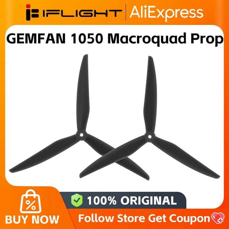 2Pairs iflight GEMFAN 1050 Macroquad Prop 10inch FPV Propeller