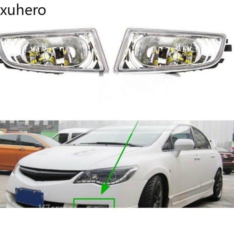 ไฟตัดหมอกกันชนหน้าสําหรับ HONDA CIVIC SNA FD 2006 2007 2008 FD1 FD2