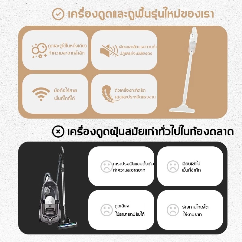 เครื่องดูดฝุ่นไร้สาย 3in1 thumbnail 4