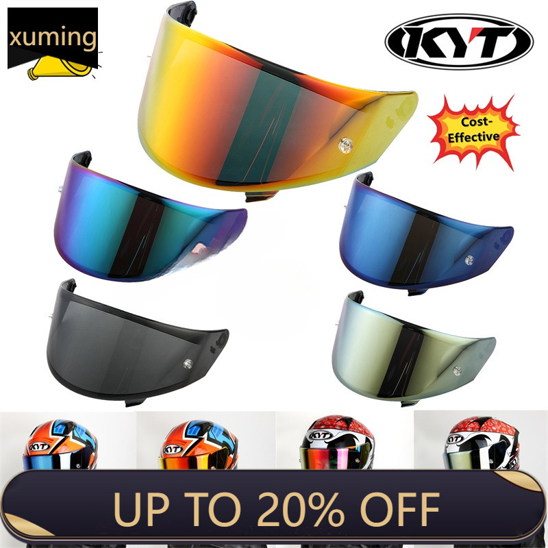 Xm KYT NFR/NXR/GP Iridium Visor เลนส์ Revo Visor KYT Visor เลนส์ FIt สําหรับ KYT NFR/NXR/GP KYT หมวก