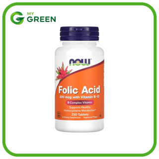 NOW Foods, Folic Acid, 800 mcg, 250 Tablets