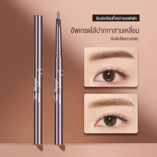 ดินสอเขียนคิ้ว ดินสอเขียนคิ้วกันน้ำ 2 in 1 มีแปรงปัดคิ้วในตัว ดินสอเขียนคิ้วสองหัวึ มีแปรงปัดคิ้วในตัว มี 5 สีให้เลือก