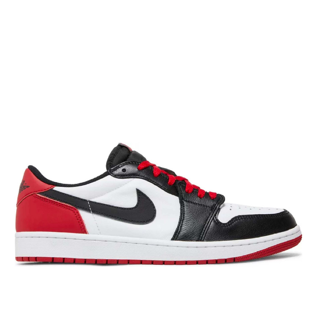 กีฬา Nike Air Jordan 1 Low OG Black toe