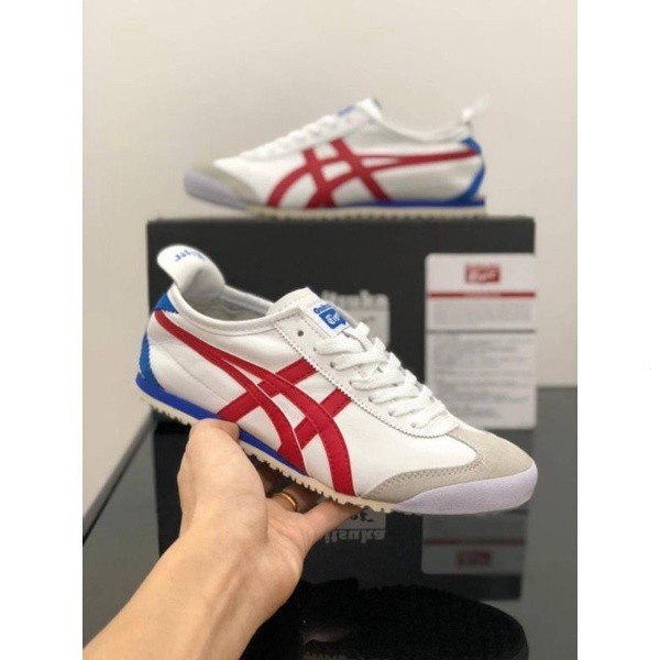 รองเท้าผ้าใบ Asics Onitsuka Tiger México 66 กันลื่น สําหรับผู้ชาย และผู้หญิง เหมาะกับการวิ่ง เล่นกีฬา