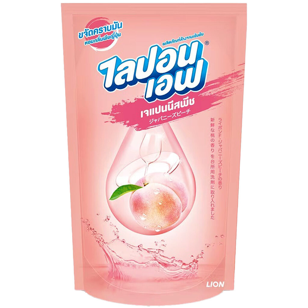 LeeMart น้ำยาล้างจาน ไลปอนเอฟ LopinF 450ML ล้างจาน ไลปอนเอ็ฟ Lipon-F สูตร เจแปนนิส สีชมพู ขนาด 450 มล.