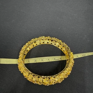 Vintage Jewelry ชุดไทยเครื่องประดับ สีเงิน กำไลข้อมือ เด็กสวมใส่ silver Bracelet 1ชิ้น