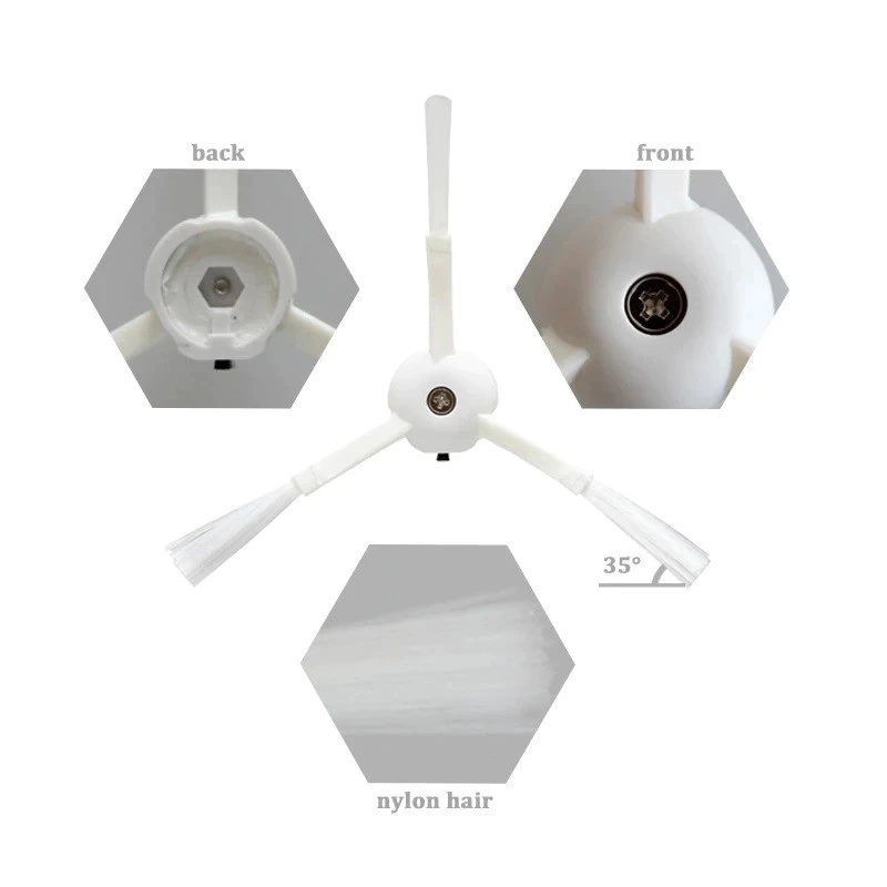 แปรงปัดข้าง Side Brush อะไหล่หุ่นยนต์ดูดฝุ่น Xiaomi MI Robot thumbnail 6