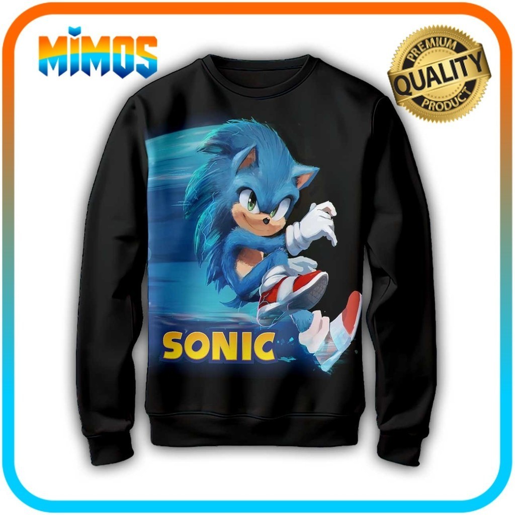 Sonic Anime Game เสื้อแจ็คเก็ตเสื้อกันหนาวเด็ก S5E2 Sonic Kids Clothing_S5E2_SW - MIMOS