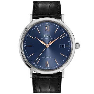 Iwc IWC IWC Baitao Fino นาฬิกาข้อมืออัตโนมัติ 40 มม. สีฟ้า สําหรับผู้ชาย356523