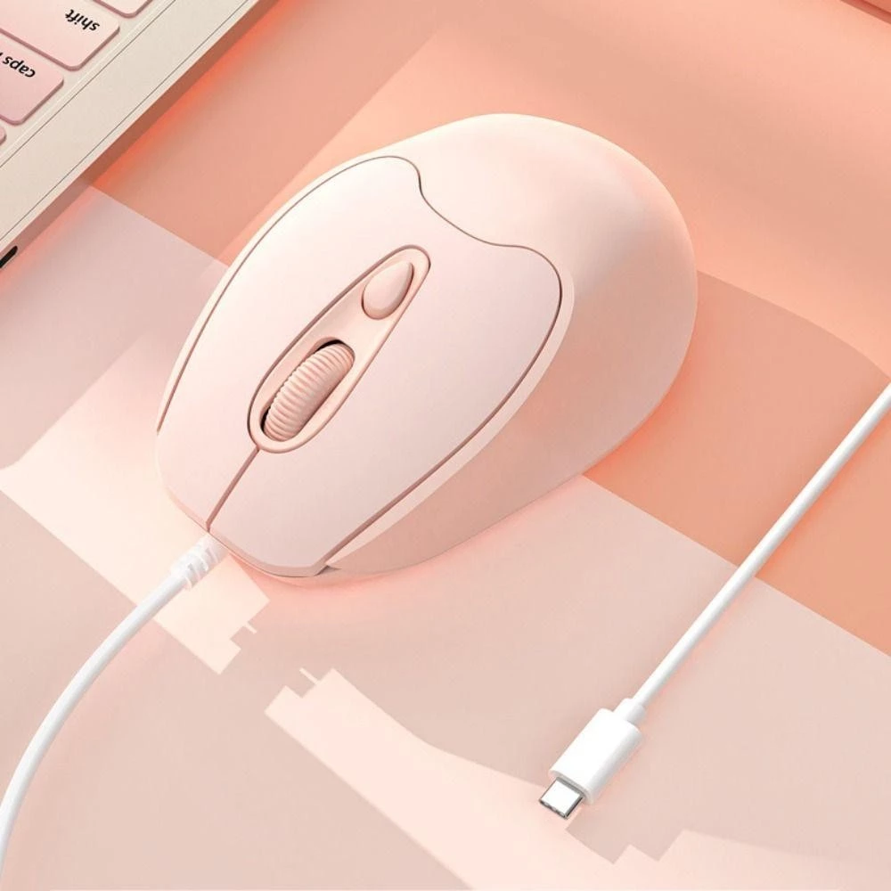 LACYESBA เมาส์ Type C มีสาย Ergonomic thumbnail 5
