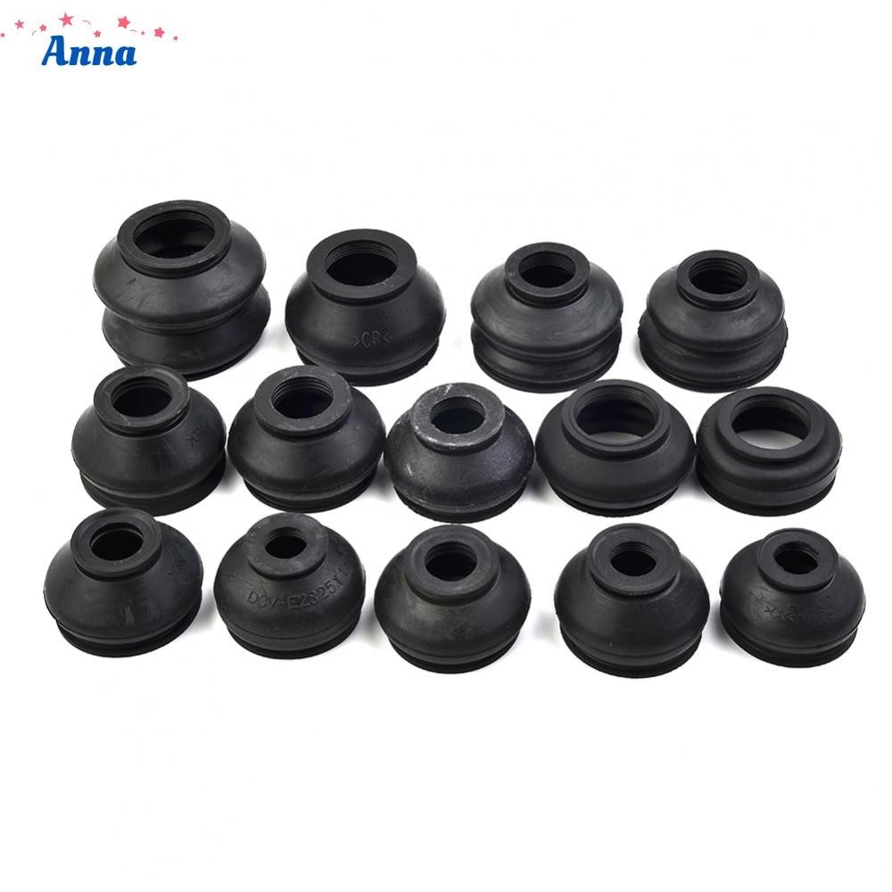 【Anna】Dust Boot Covers Rod End Rubber Set Kit Universal With Tongue And Groove