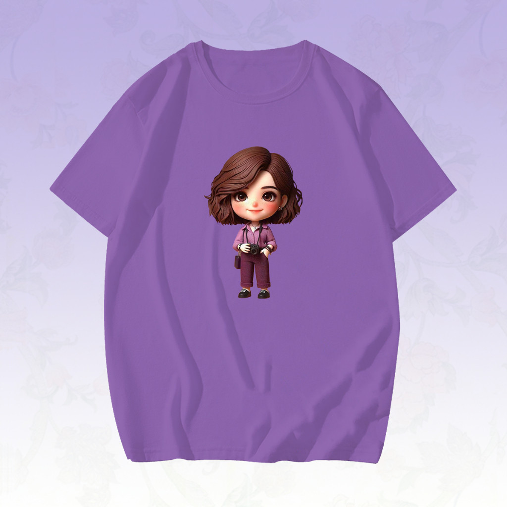 เสื้อม่วง เรารักพระเทพ เสื้อยืดลายเรารักพระเทพมี 3 แบบ