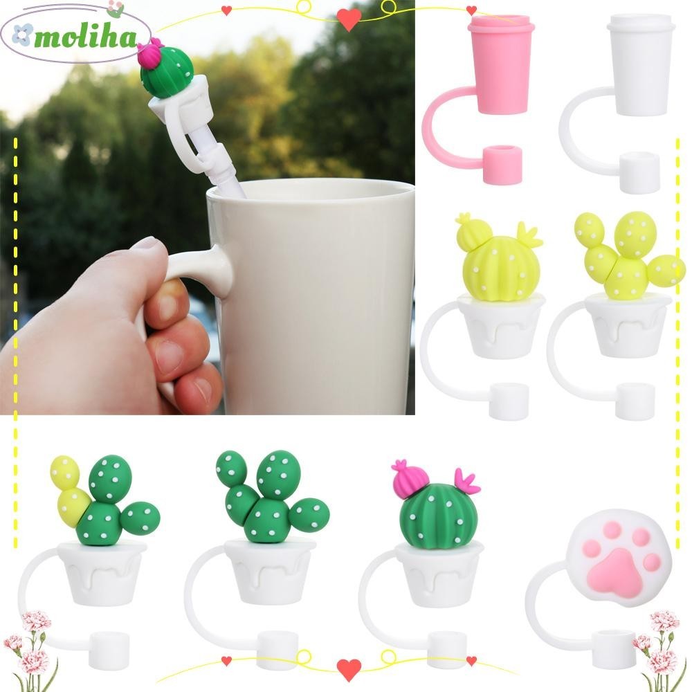 Moliha จุกเสียบหลอดดูดน้ํา ซิลิโคน น่ารัก 1 ชิ้น