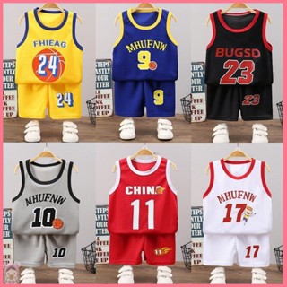 ชุดกีฬาเด็ก ชุดบาสเด็ก ชุดเซ็ทเสื้อกล้ามเด็ก เสื้อกล้ามเด็ก …