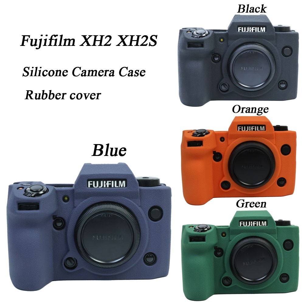 ซิลิโคนกล้องฝาครอบยางสําหรับ Fujifilm XH2 XH2S