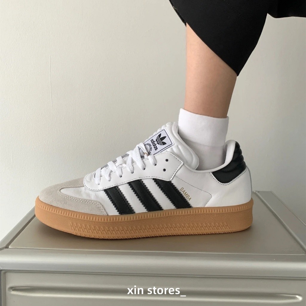 AD Originals Samba OG Suede รองเท้าเทรนนิ่งเยอรมันสีขาวคลาสสิกผู้ชายผู้หญิงรองเท้า IE1377