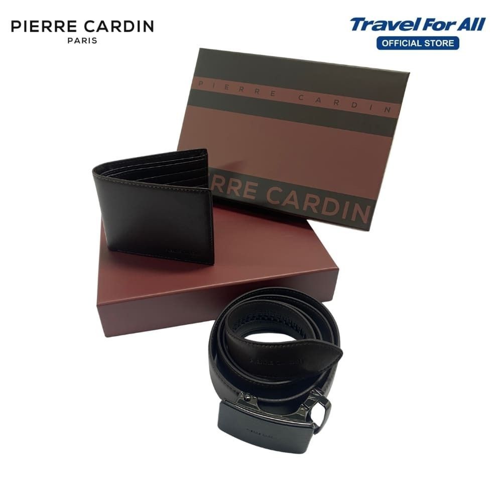 Pierre CARDIN SET (กระเป๋าสตางค์แบบพลิก + สายพานอัตโนมัติ 1.5) -47470730