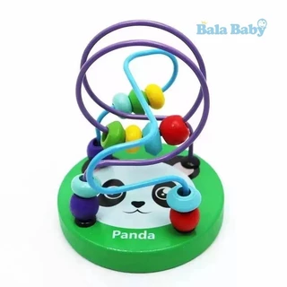 ของเล่นไม้ ของเล่นขดลวดไม้ ของเล่นเสริมทักษะและการเรียนรู้ ขนาด12*6 TOY06