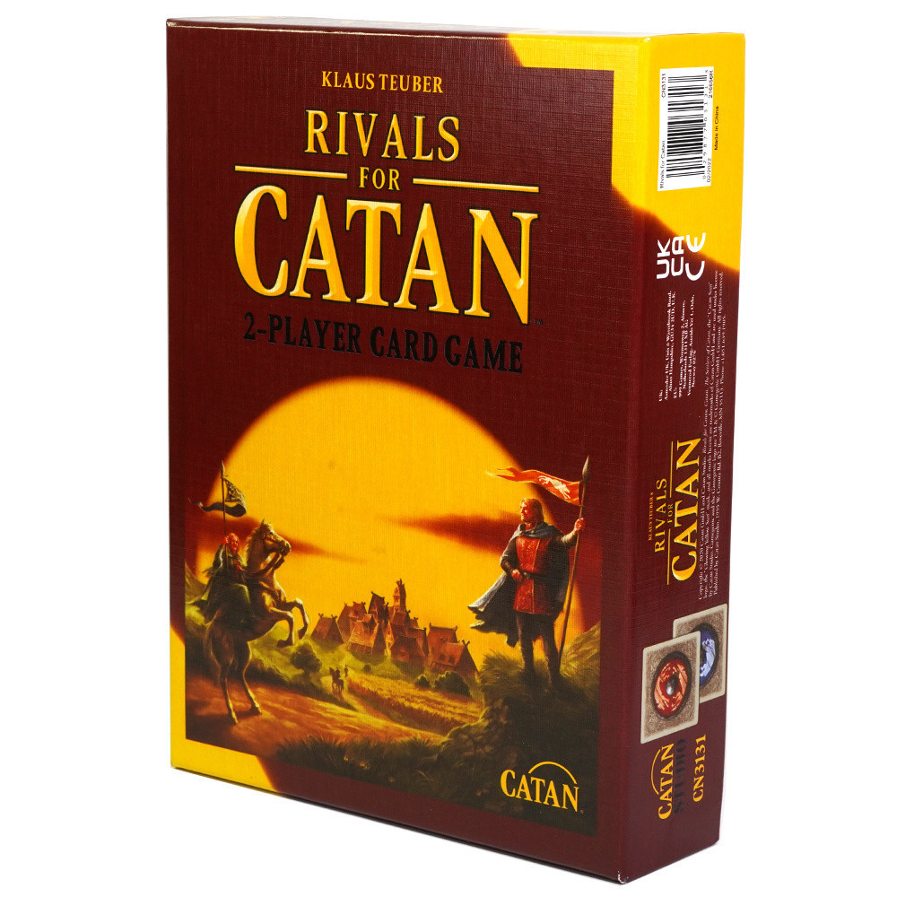 เกมการ์ด Rivals for Catan สําหรับผู้เล่น 2 คน (เกมพื้นฐาน) | การ์ดเกม สําหรับผู้ใหญ่ และครอบครัว | การ์ดกลยุทธ์เกมคริสต์มาสฮาโลวีนขอบคุณพระเจ้าของขวัญ!