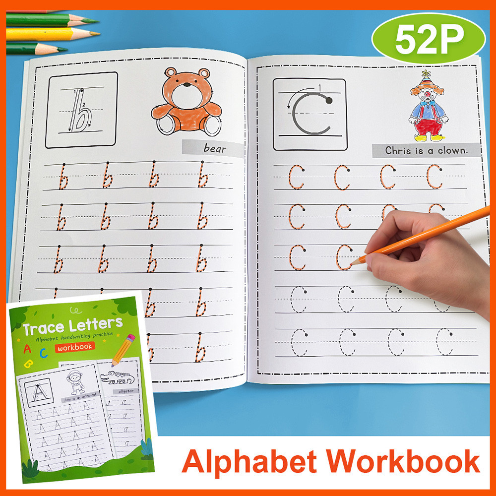 Traceing Letters Alphabet Handwriting Practice Workbook for Kids Preschool Writing Book for Pre K Ki