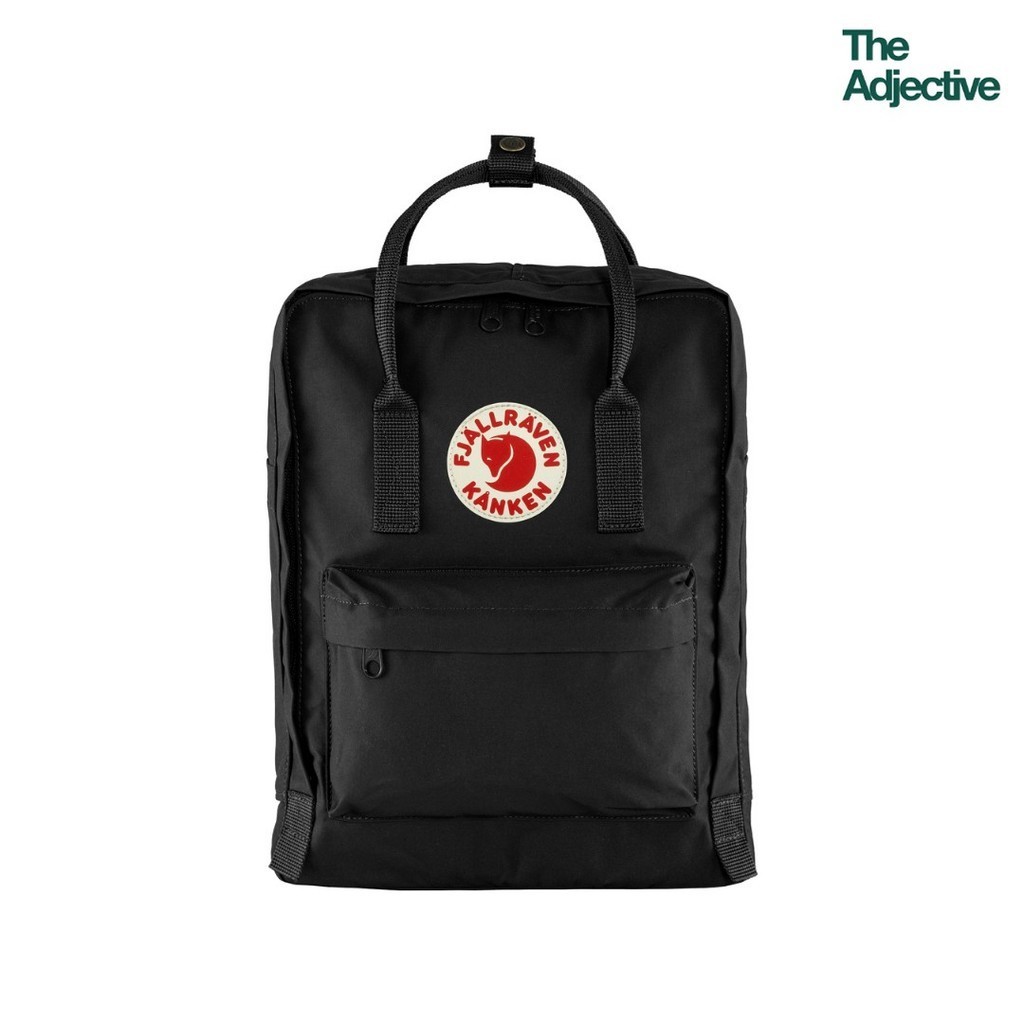 Fjallraven/ Kanken Classic โทนสีเทา-ดำ /Kanken ไซส์คลาสสิก เป้สะพายหลัง เป้คองเก้น กระเป๋าแบรนด์จากสวีเดน