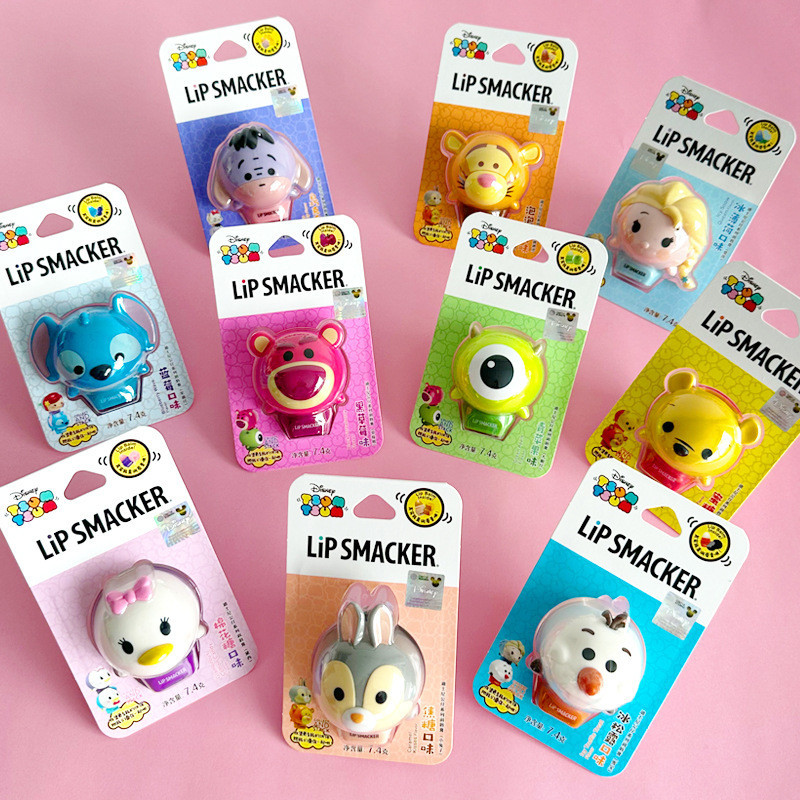 Disney ลิปสติก ลิปกลอส ลิปบาล์ม ลายการ์ตูนมิกกี้ มินนี่ โดนัลด์ดั๊ก หมีพูห์ มารีดัมโบ้ ของขวัญสําหรับเด็กนักเรียน