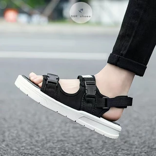 ⚡พร้อมส่ง⚡รองเท้าแตะรัดส้น น้ำหนักเบาสบาย ไม่ลื่น เพิ่มความมั่นใจในทุกการเดินทาง สไตล์เกาหลี Sandals