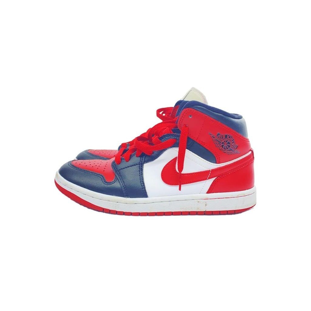 Nike รองเท้าผ้าใบ Air Jordan 1 2 4 High Cut mid Red มือสองจากญี่ปุ่น
