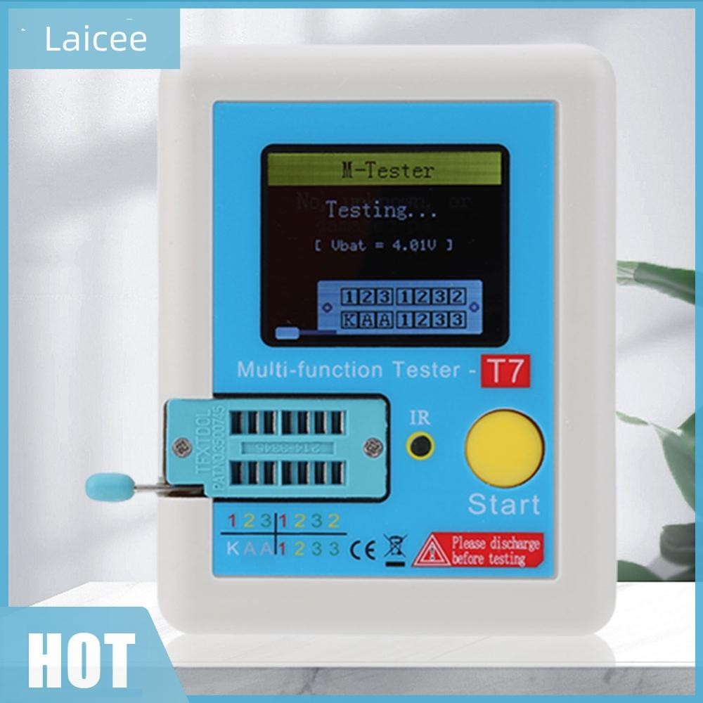 [Laicee.th] Lcr-t7 เครื่องวัดความจุ LCR ESR หน้าจอ LCD สําหรับตัวเหนี่ยวนําวัดไทริสเตอร์