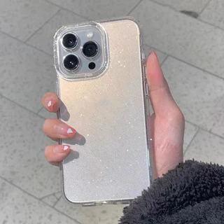 จัดส่งทันที เคสใสกากเพชร สำหรับ iPhone 16e 17e 17 11,12,13,14,15, Pro Plus Max Promax Xs Xr Max 7,8,SE2,SE3 7Plus 8Plus