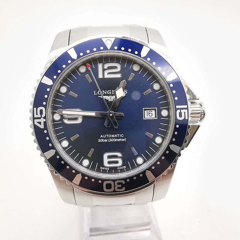 Longines/sports Comas SeriesL3.742.4.96.6Men 's Mechanical Watch888Movement Blue Plate Steel Belt Watch Diameter41mm