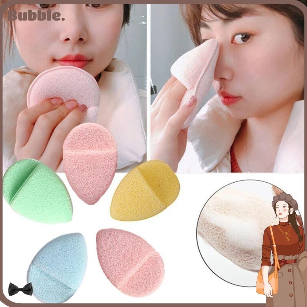 Bubble ฟองน้ําทําความสะอาดผิวหน้า ขัดผิว รูปหยดน้ํา เครื่องมือความงาม ดูแลผิว พัฟฟองน้ําขัดหน้า
