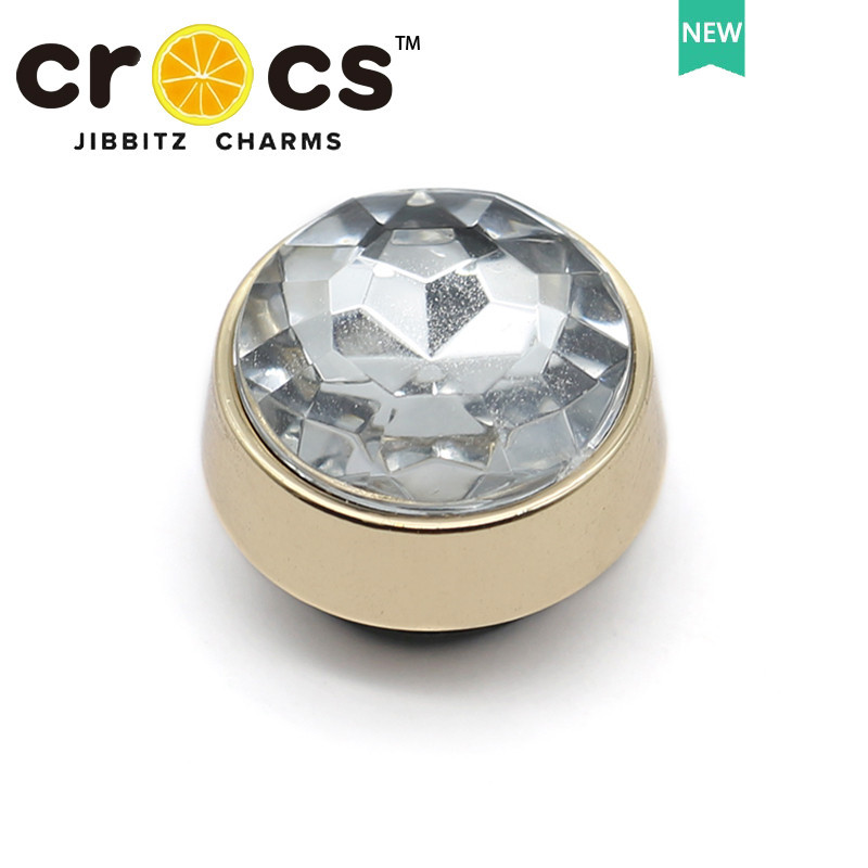 JIBBITZ cross charms ตัวติดรองเท้า โบว์โลหะสนุก ตัวติดรองเท้า cross