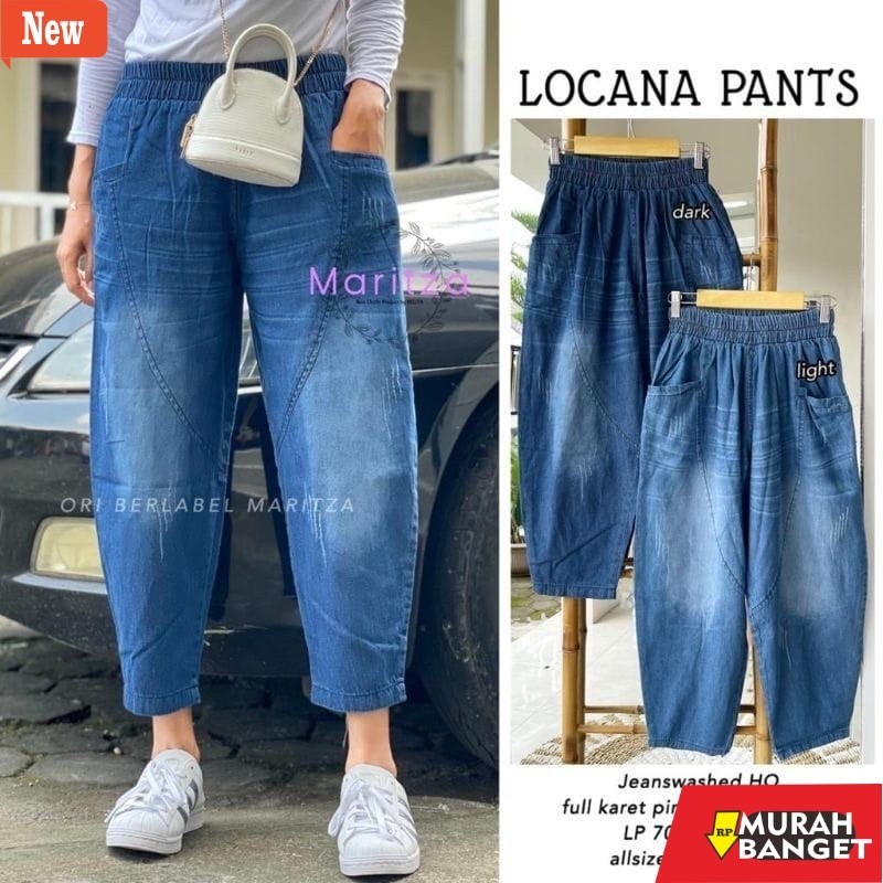 กางเกงยีนส์ผู้หญิง - BOYFRIEND BAGGY JEANS HARUKA ALL SIZE CHEAPEST / BUGGY JEANS
