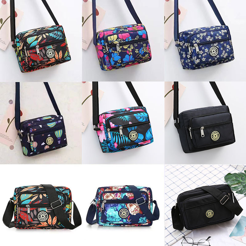 Fashion พร้อมส่งจากไทย กระเป๋าสะพายข้าง ผ้าแคนวาส กระเป๋าคาดอก มีซิป สไตล์เท่ๆแบบเกาหลี