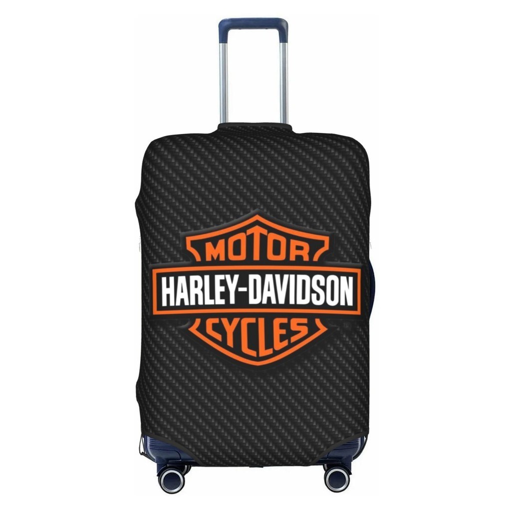 ผ้าคลุมกระเป๋าเดินทาง ลายการ์ตูนตลก Harley Davidsons ขนาด 18-32 นิ้ว
