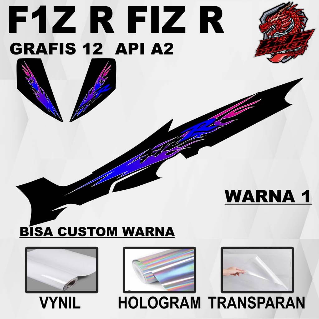 MESIN Yamaha fiz r F1z r FIZ r GRAPHIC 12 - รูปลอกแถบ Yamaha fiz r F1z r FIZ r GRAPHIC 12 ( PRECISIO