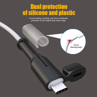 Charger Protector ซิลิโคนรัดสายข้อมูล ปลอกป้องกันสายชาร์จ ป้องกันการแตก สายข้อมูล